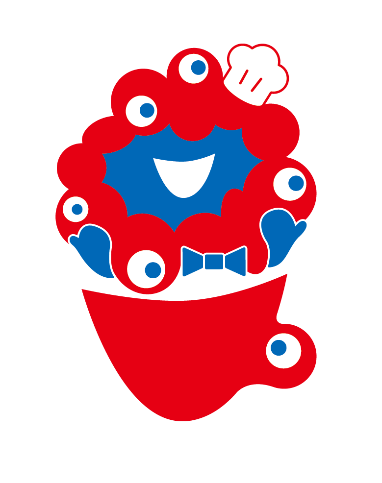 カフェカップに入ったミャクミャク